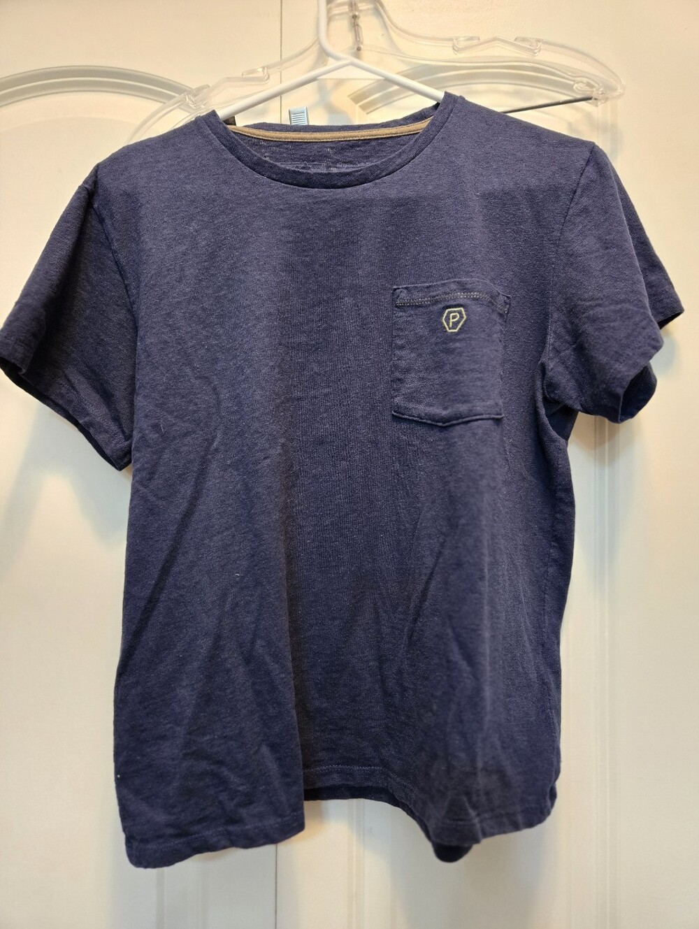 Patagonia Women's Navy Pocket Crewneck T-Shirt